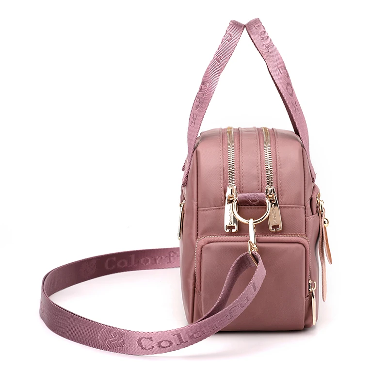 Nylon Lady\'s Handbag Waterproof Crossbody Bag Casual Messenger Bag Lady Cell Phone Clutch Bag Lightweight Shoulder Bag For Girl