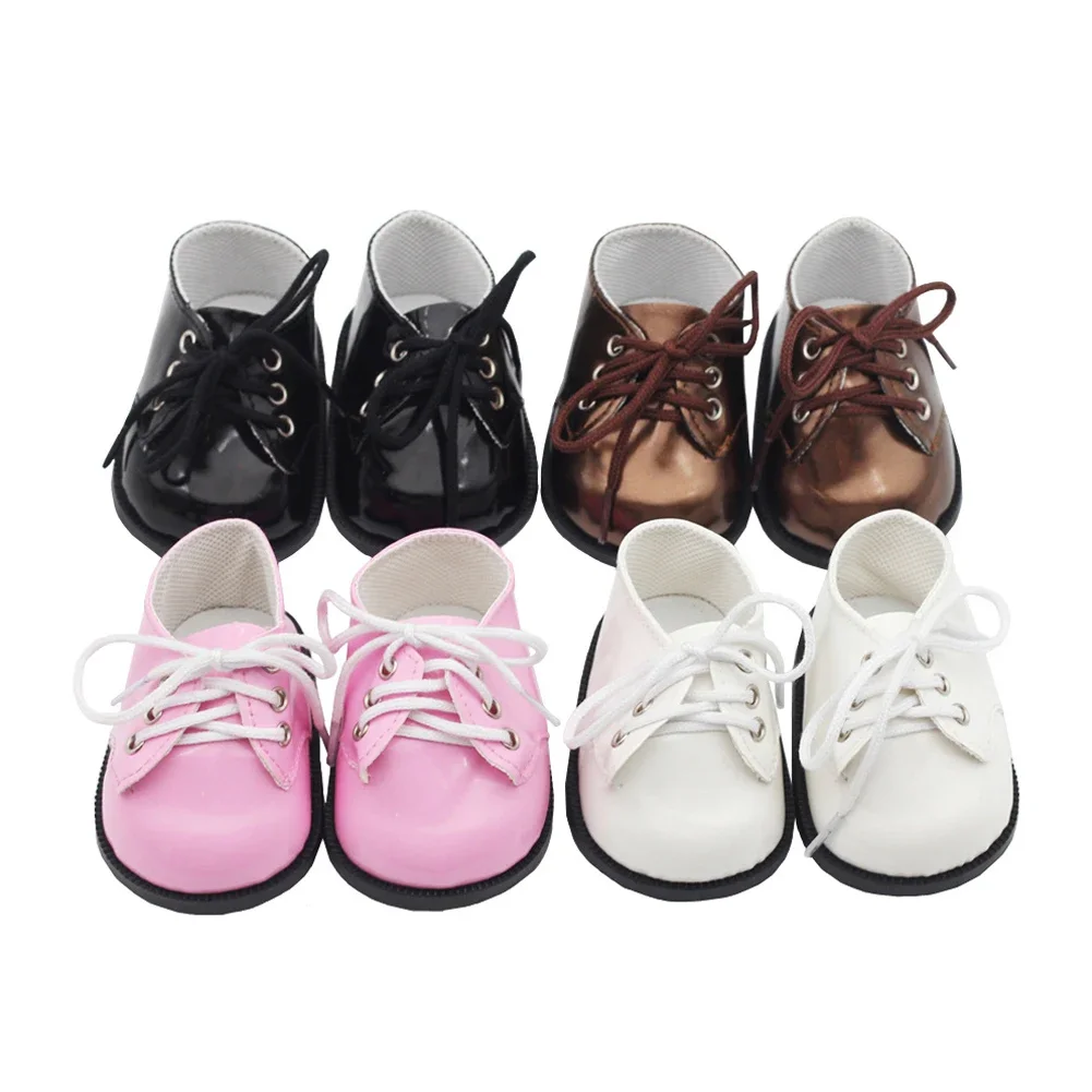 Doll Shoes for Large 30cm Labubu for 40cm Cotton Doll Leather Shoes