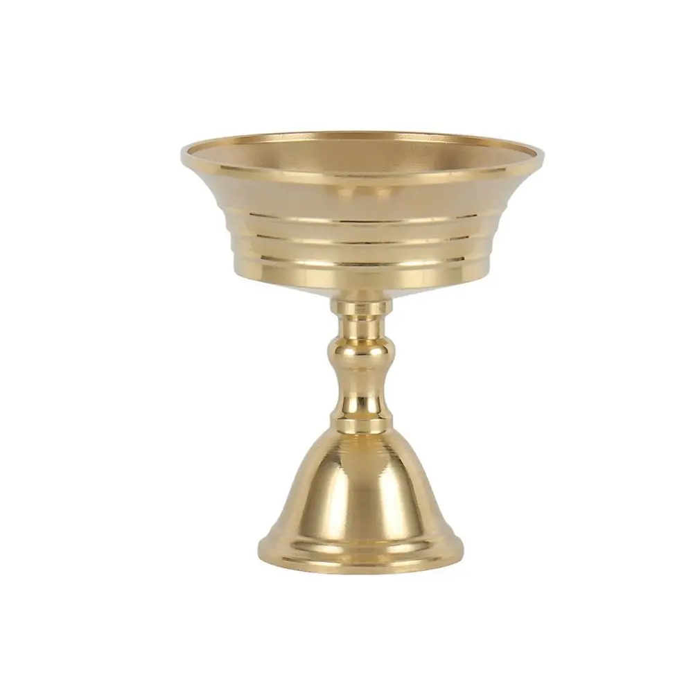 Universal Copper Butter Lamp Holder Golden Multi-Size Long Lamp Candlestick Candle Holders Festival Ornament