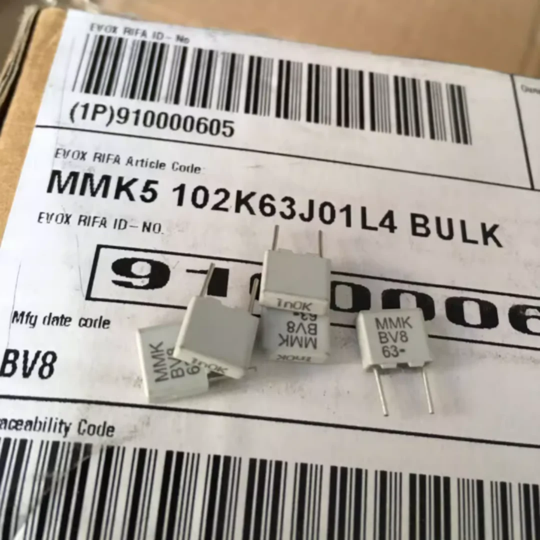 

EVOX-RIFA 1000PF 1NF 100V 102 MMK film capacitor with 5MM lead spacing