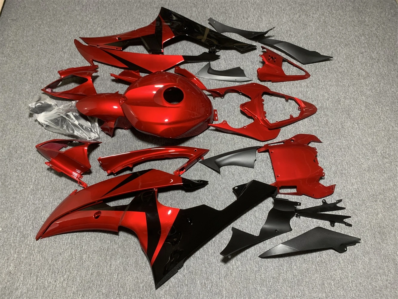 Motorcycle Fairing Kit Suitable for Yamaha R6 08-16 YZF600 2008 2009 2010 2011 2012 2013 2014 2015 2016 Fairing  Red