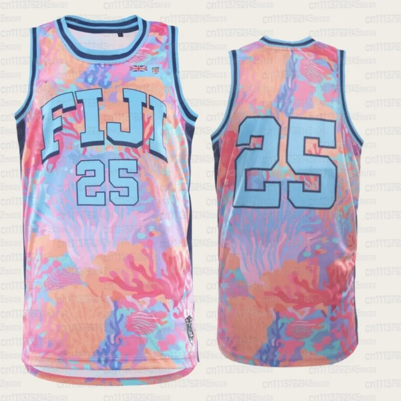 2026 Hot Sales Fiji Rugby Jersey Men's Summer Sports Oversize Vest Breathable Quick Drying Streetwear Unisex FamilyMatching