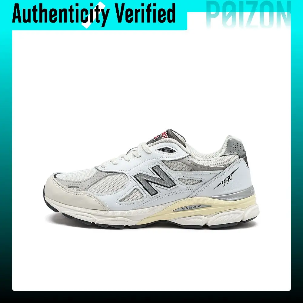 New Balance NB 990 V3 Running Shoes Unisex Low-top White M990AL3