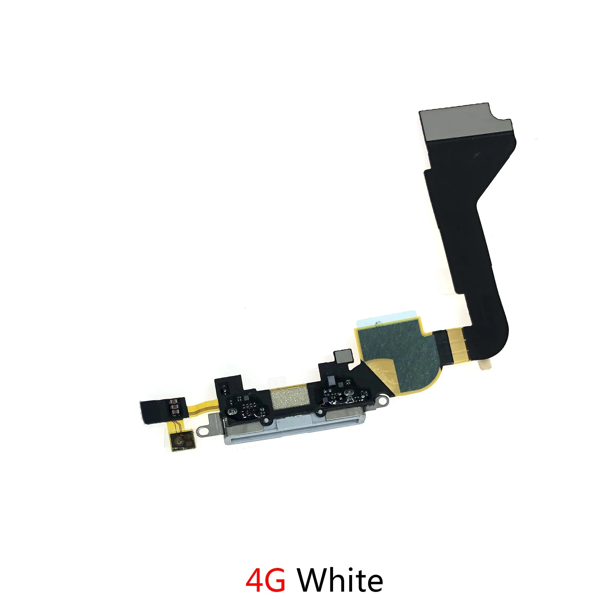 For iPhone 4 4S MaxCharger Charging USB Port Dock Connector Flex Cable With Microphone And Headphone Audio Jack