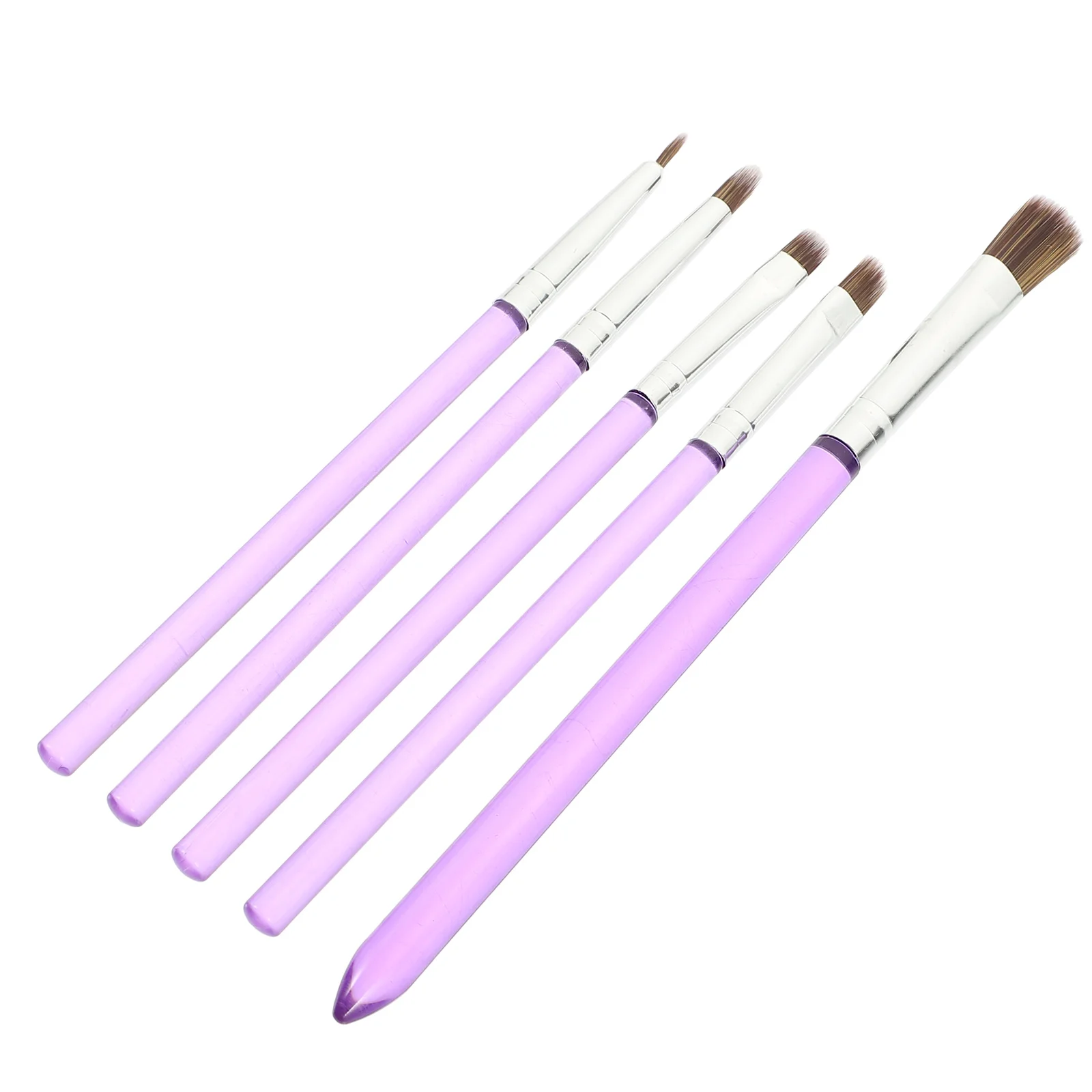 

5 Pcs Cake Paint Brushes Decorating Plastic Nylon Dessert Plus Convenient Cookie Decorations Tools Accessory