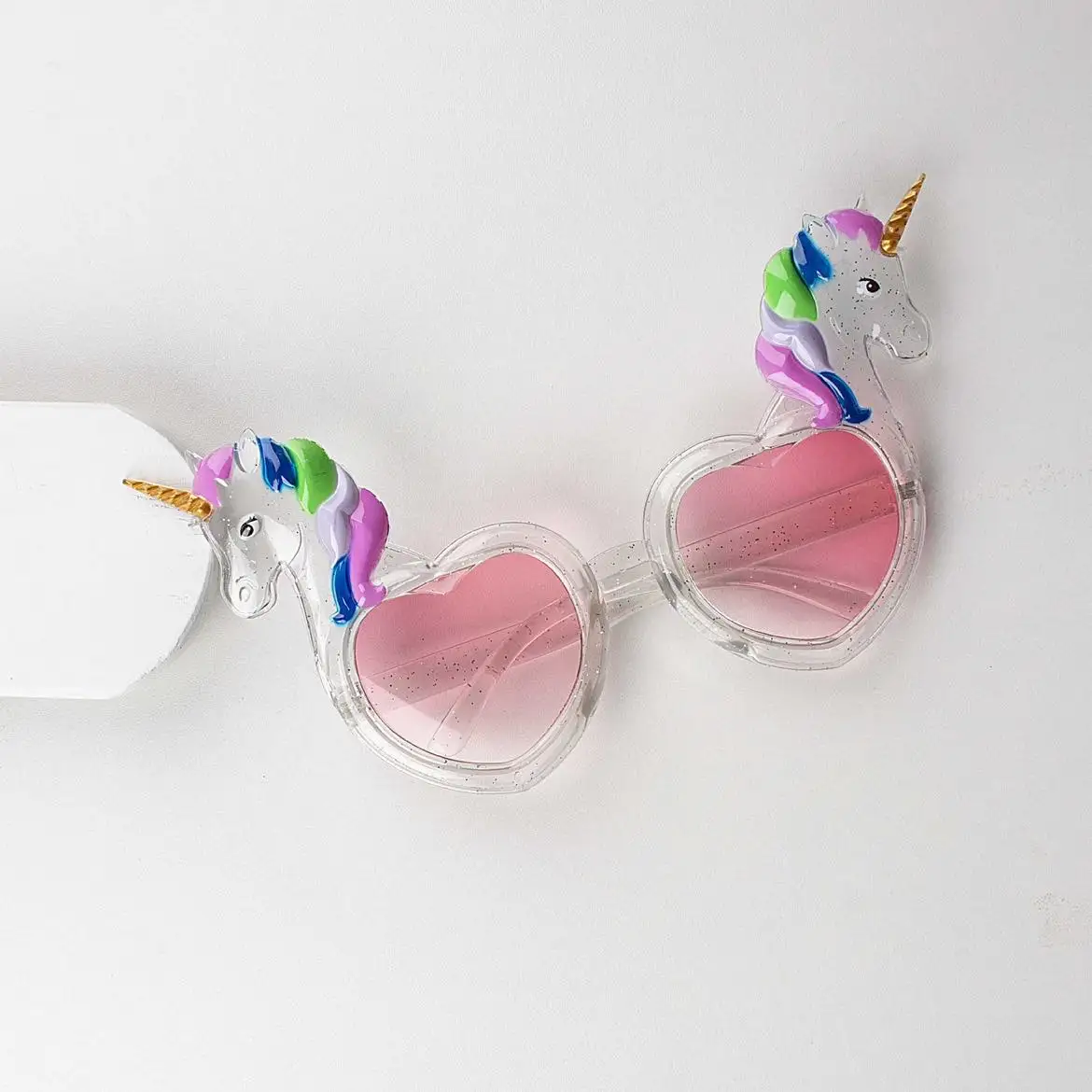 1Pcs Funny Glasses Unicorn Tianma Cartoon Comic Rainbow Party Glasses Children Birthday Party Glasses  Birthday Party Gift