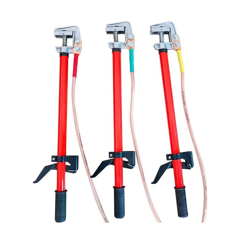 Supply Earth Temporary Rod Hv Earthing Equipment 4-way Grounding Set