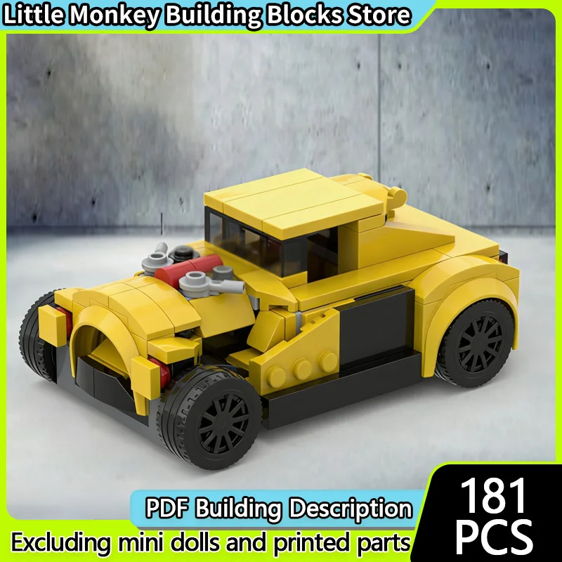 

Speed Racing Car Model MOC Building Bricks High-Speed Modified Car Modular Technology Children Holiday Gifts Assemble Toys Suit