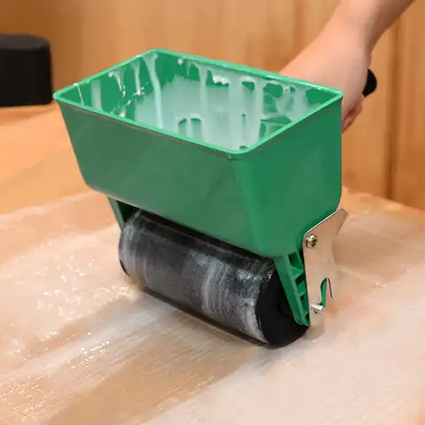 9 인치 접착제 적용 롤러 휴대용 400ml 내마모성, 편리하고 효율적인 목공 작업용 접착제 스프레더