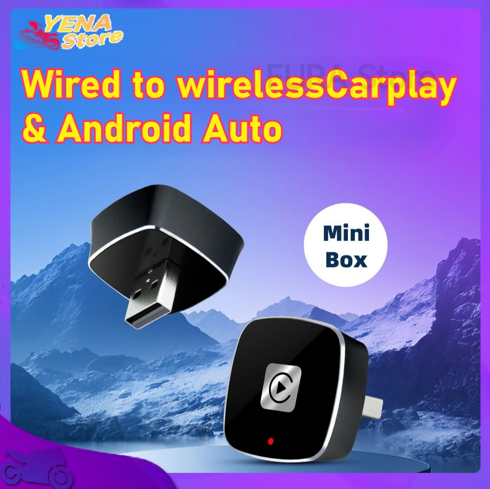 

USB AI CarPlay Android Wireless CarPlay/Android Auto Car Video Box WiFi Car Navigation Car Machine Interconnection box