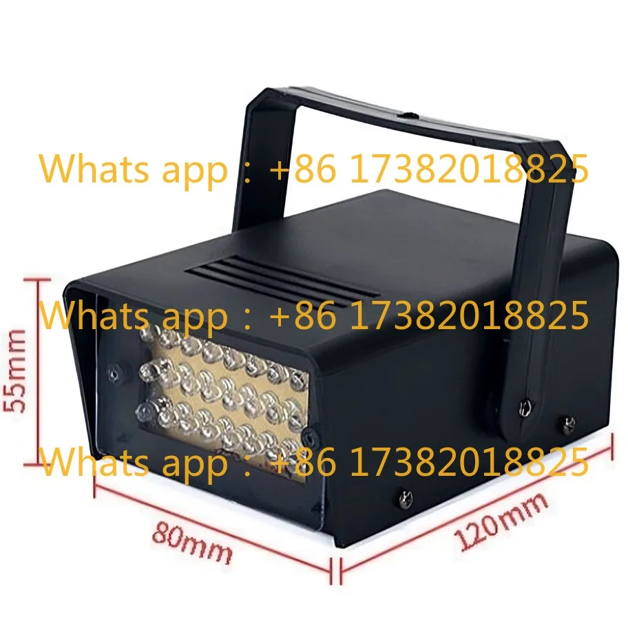 5PCS 24pcs Led Mini Strobe Lights White Light Burst Lights Color Strobe Small Strobe Ambient