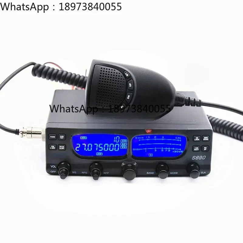 S890 AI Noise Reduce CB AM FM SSB LSB USB PA 27mhz Car Marine mobile Radio Vehicle Walkie Talkie
