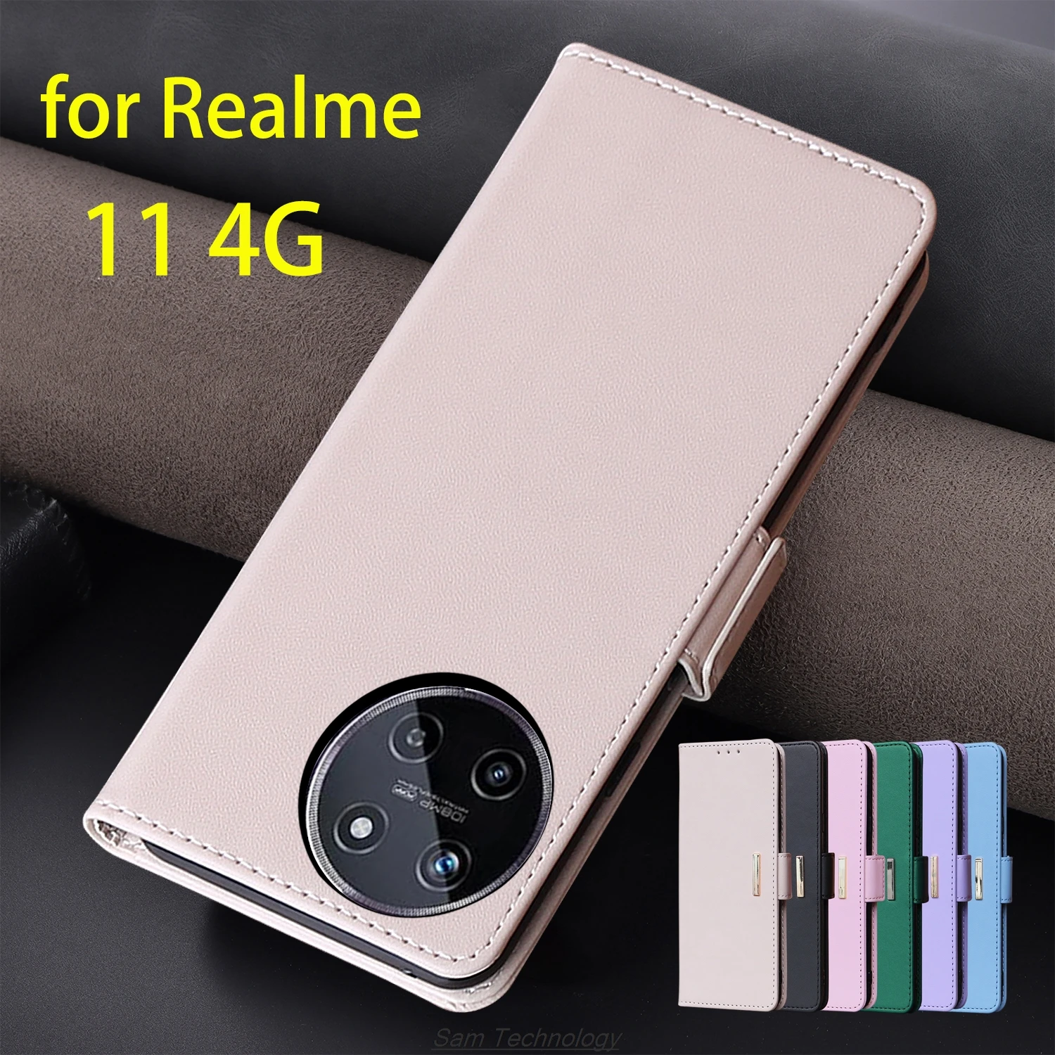 

Флип-чехол для OPPO Realme 11 4G 6,4 дюйма с RFID-защитой