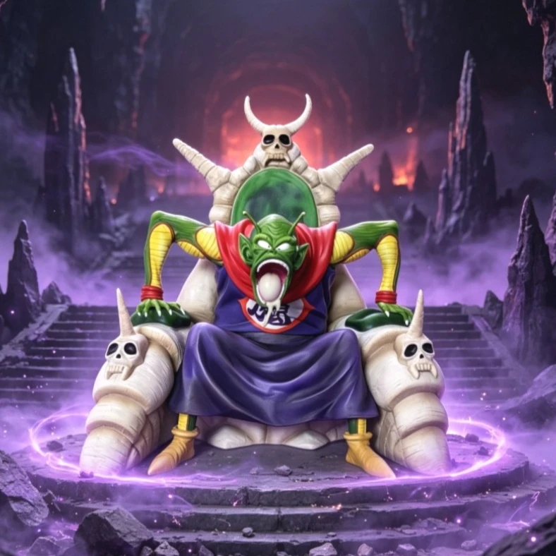 28cm/11,02 Zoll Anime Dragon Ball Z Figur Eier spuckender Piccolo Actionfiguren PVC-Statue Desktop-Sammlermodell Spielzeug Geschenke
