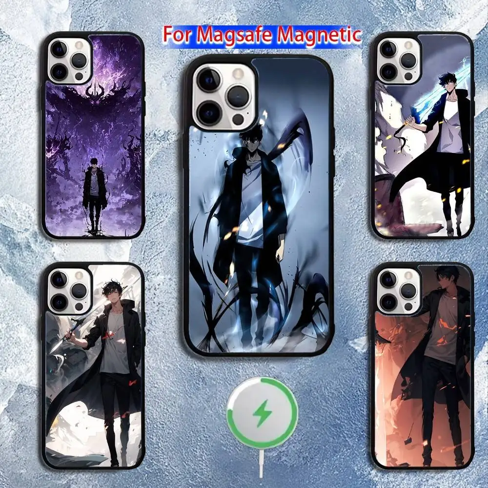 

Solo L-Leveling-ES Cool Phone Case For iPhone 16,15,14,13,12,11,Pro,Max,Plus,Mini,Magsafe,Magnetic Wireless Charging Case