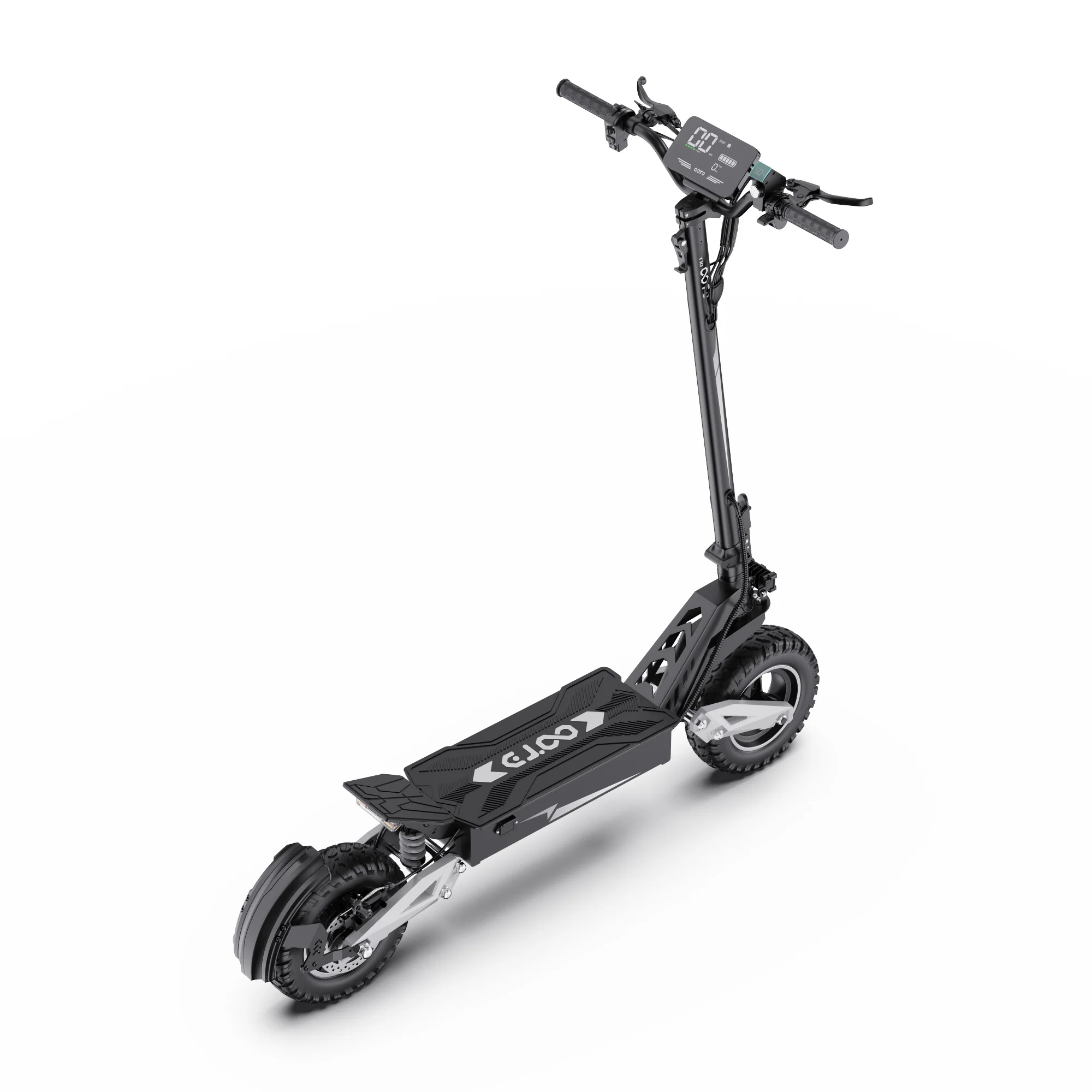 Nieuw model OOTD T10 elektrische scooter, 48V, 13,5Ah batterij, LED-display, elektrische scooter voor volwassenen, zeer geschikt voor dagelijks gebruik en woon-werkverkeer.