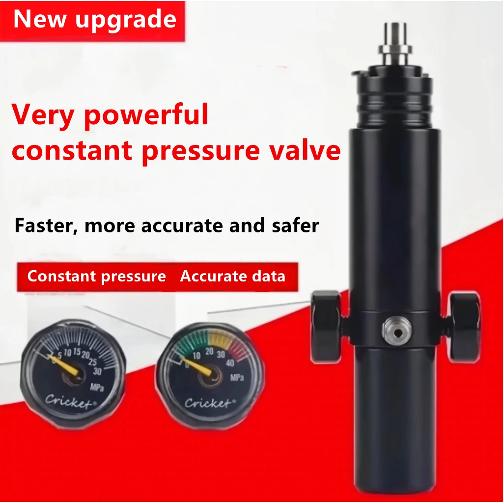 

【yacai888】Airforce PCP HPA Explosion Proof Adjustable Regulator, Constant Pressure Valve, Inlet 4500psi, Output 3000psi M18*1.5