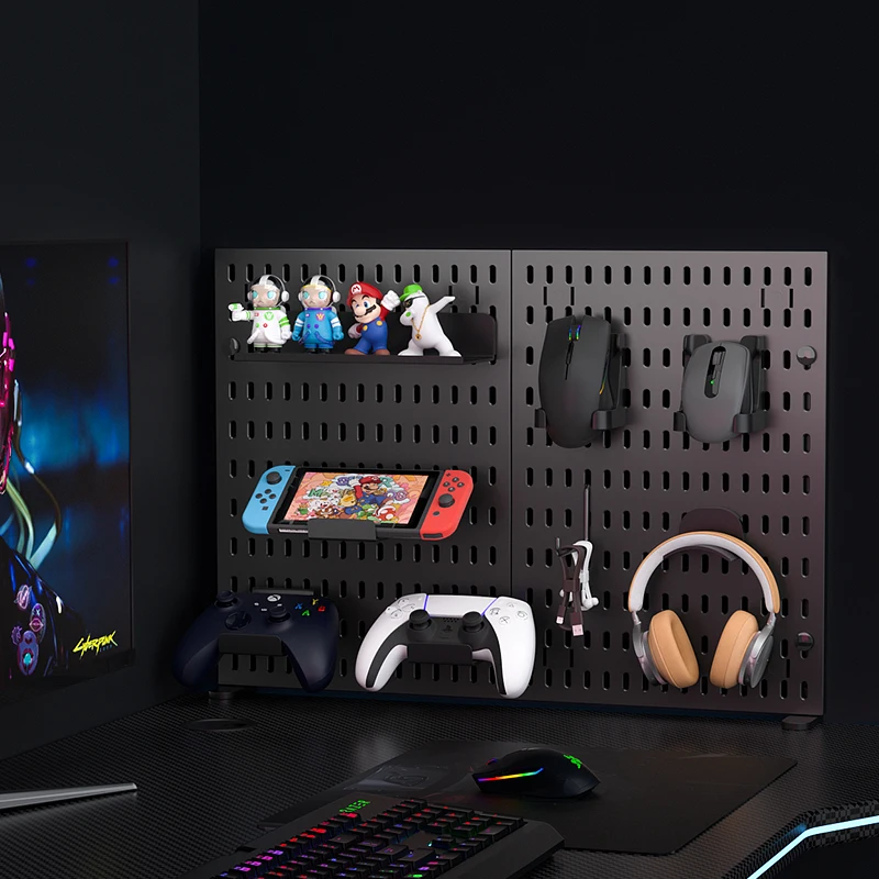 لوحة تخزين سطح المكتب للمكتب: رف تخزين عمودي قابل لضبط الارتفاع (لتخزين القرطاسية وعرض التماثيل المزخرفة