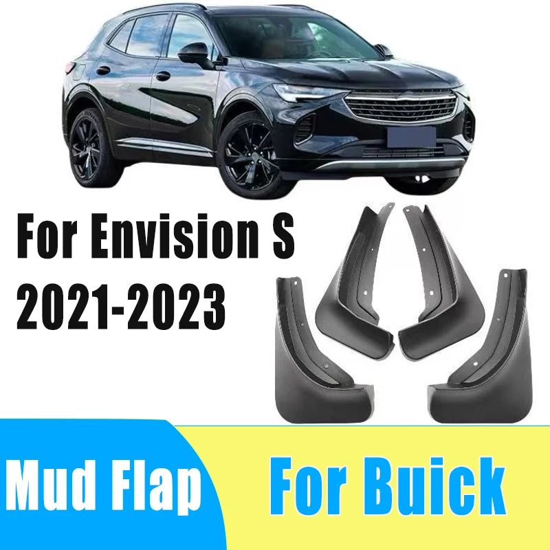 

4pcs Auto Tire Mudguard Waterproof Prevent Mud Splashing Car Mud Flap Fender Trim Accessories For Buick Envision S 2021-2023