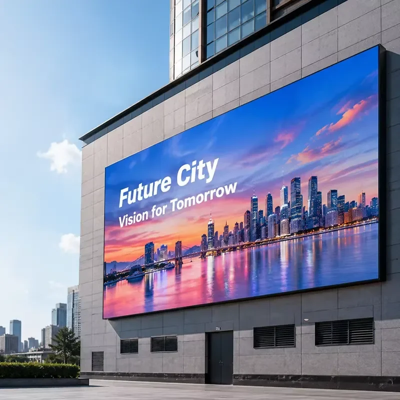Durable Outdoor Fixed LED Screen Weatherproof Digital Signage Die casting Aluminum Cabinet LED Wall Video Display