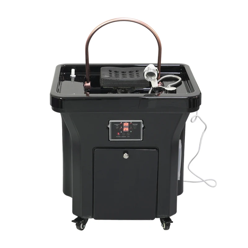 

hair salon basin shampoo basin with steam hair care equipment portable shampoo basin with steam water circulation