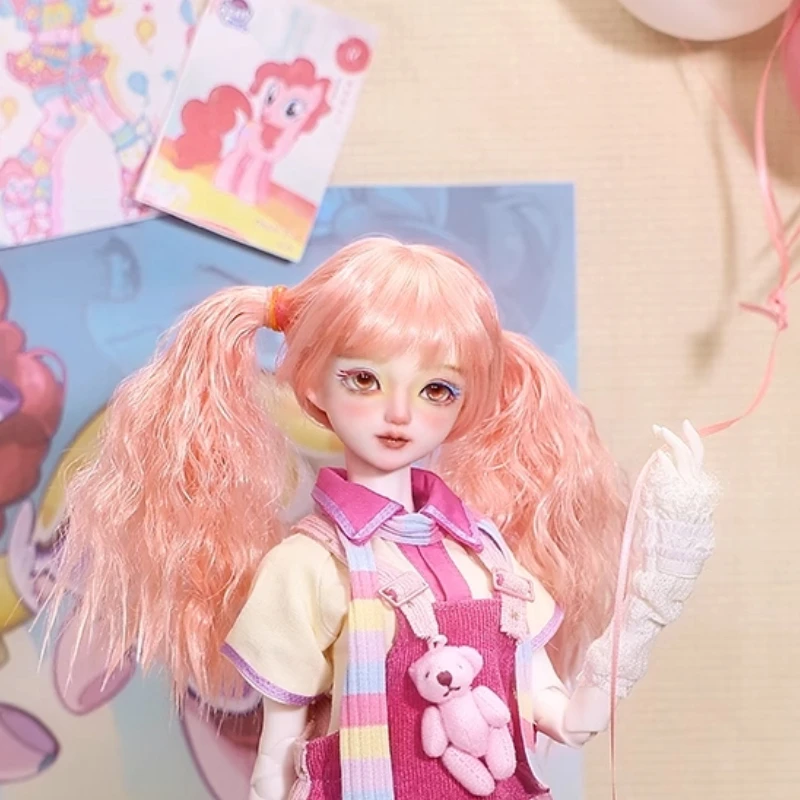 정통 4포인트 Bjd 인형 소녀의 4중주 캔디 클라우드 송 봄 여행 활력 소녀 모던 스타일 도파민 라이트 컬러 시리즈