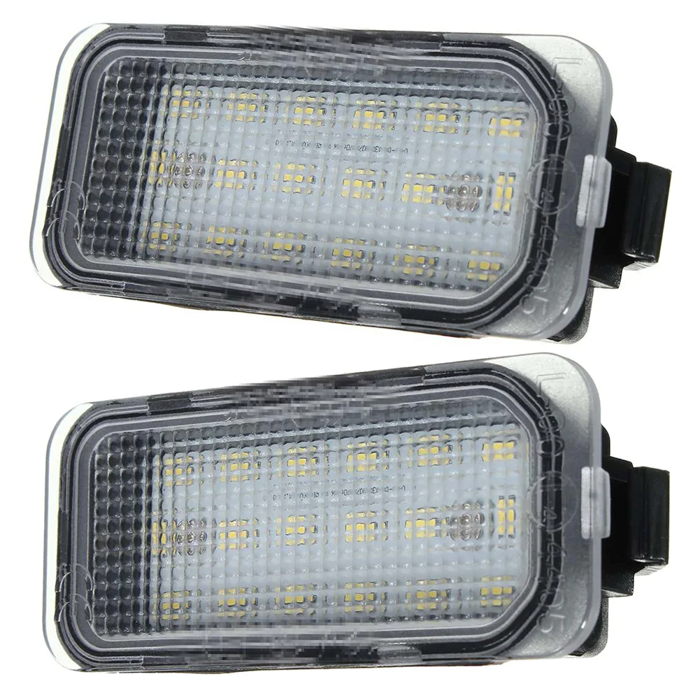 자동차 후면 18 LED SMD 라이센스 번호판 라이트 램프, 포드 포커스 MK II 피에스타 MK VII 몬데오 MK IV 쿠가 S-MAX 2008-201, 6000K