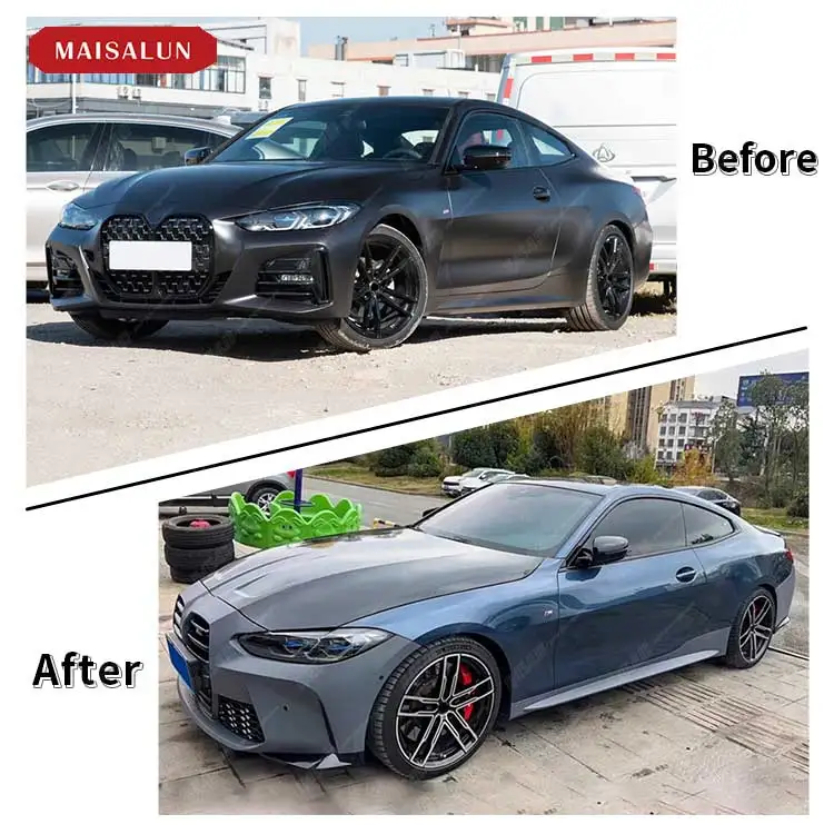 G22 G26 M4 Style Wide Body Kit MAISALUN PP Material Front Rear Bumper Fender Side Skirt Parts