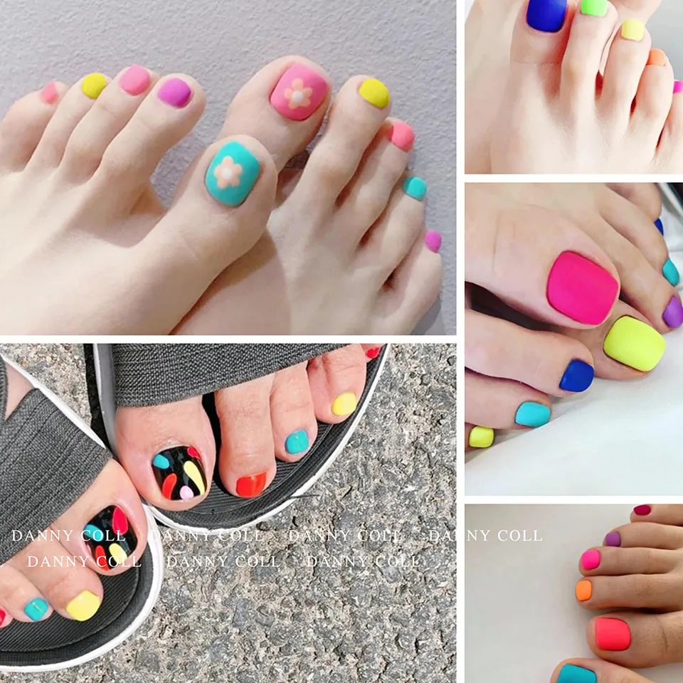 SET DE ESMALTES EN GEL FLUORESCENTES DE PRIMAVERA/VERANO, UV LED, COLOR CARAMELO, NOCTILUCENTES 6