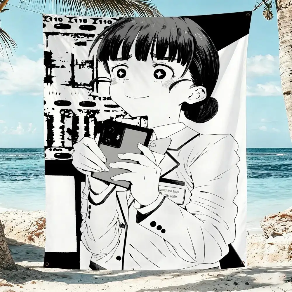 Anime Basori Tiara Flags Stylish Flag Wall Decor, Perfect for Living Room, Home, Dorm, Party & Gifting