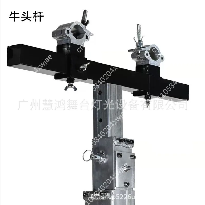 Professional Crank Up Lighting Tripod Stand Heavy Duty for LED PAR Can & Moving Head Lights, Stage Truss Support for Events