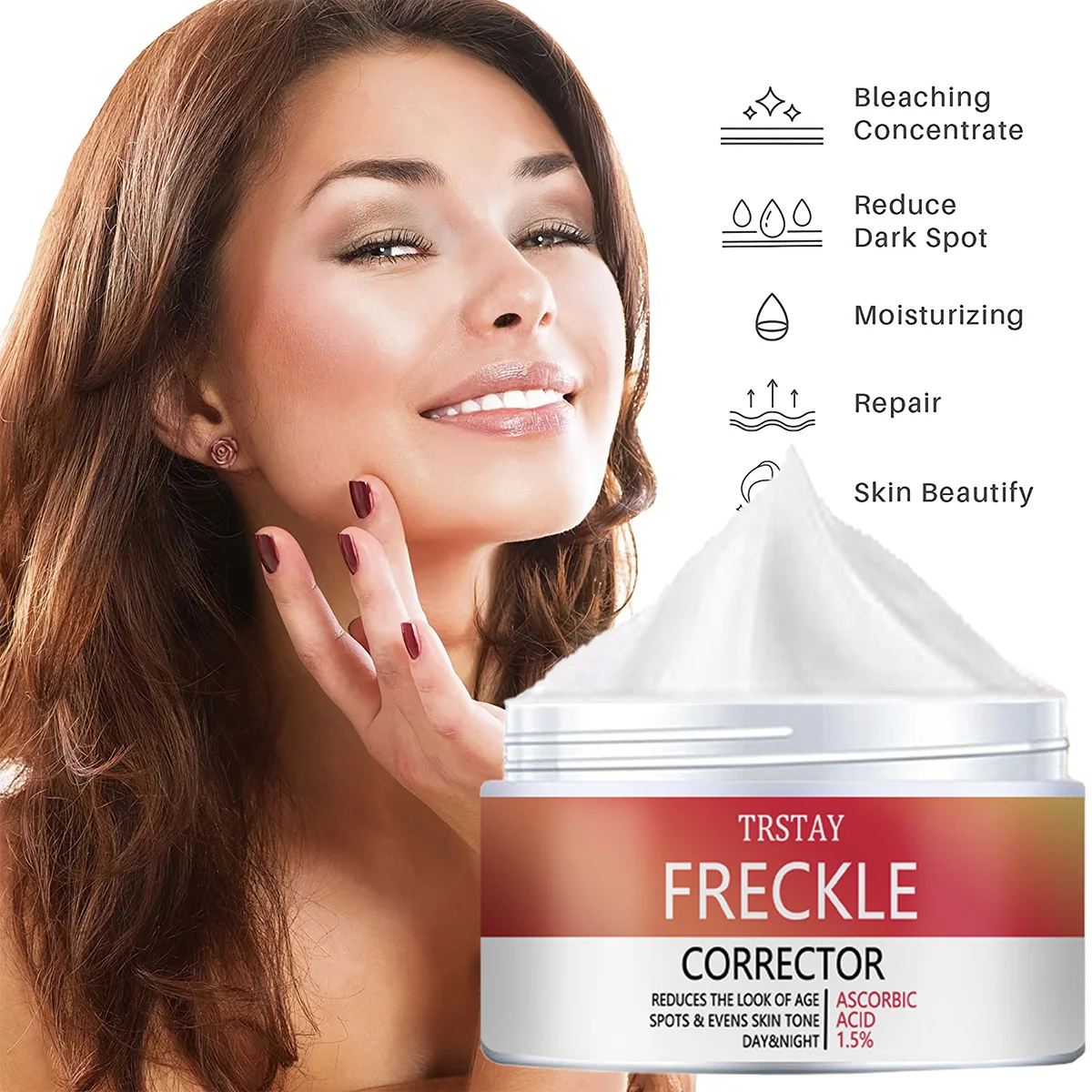 كريم تصحيح النمش من TRSTAY كريم الجسم للعناية بالبشرة بحمض الأسكوربيك يقلل من بقع العمر حتى لون البشرة للأمهات #5