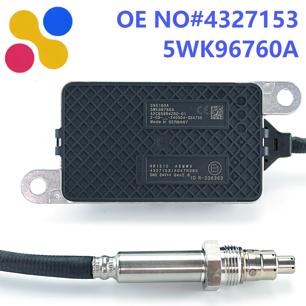 

5WK96760A 4327153 A047R390 Новый оптовый датчик оксида азота, высококачественный датчик NOx для грузовика Cummins, часть 5WK9 6760A