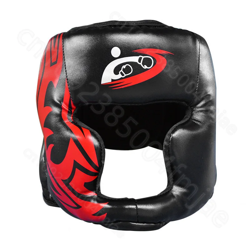 Neue freie Größe Muay Thai Boxen Taekwondo MMA Helm Kopfschutz Karate Sparring Kickboxen Schutzkopfbedeckung Boxpolster