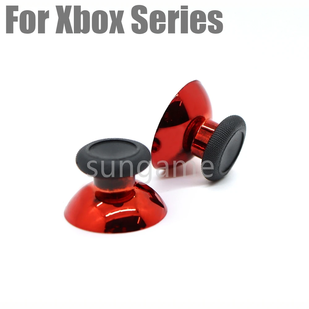4pcs For Xbox Series S X Controller Electroplate Mushroom Rocker Joystick 3D Analog Thumb Stick Caps