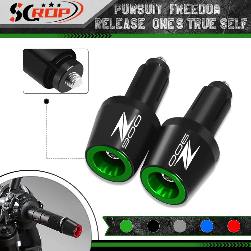 

High Quality For Z900 Z900RS 2017-2022 2023 2024 Motorcycle Handle Bar Anti Vibration Ends Plugs Cap Handlebar Grips z900 z900rs