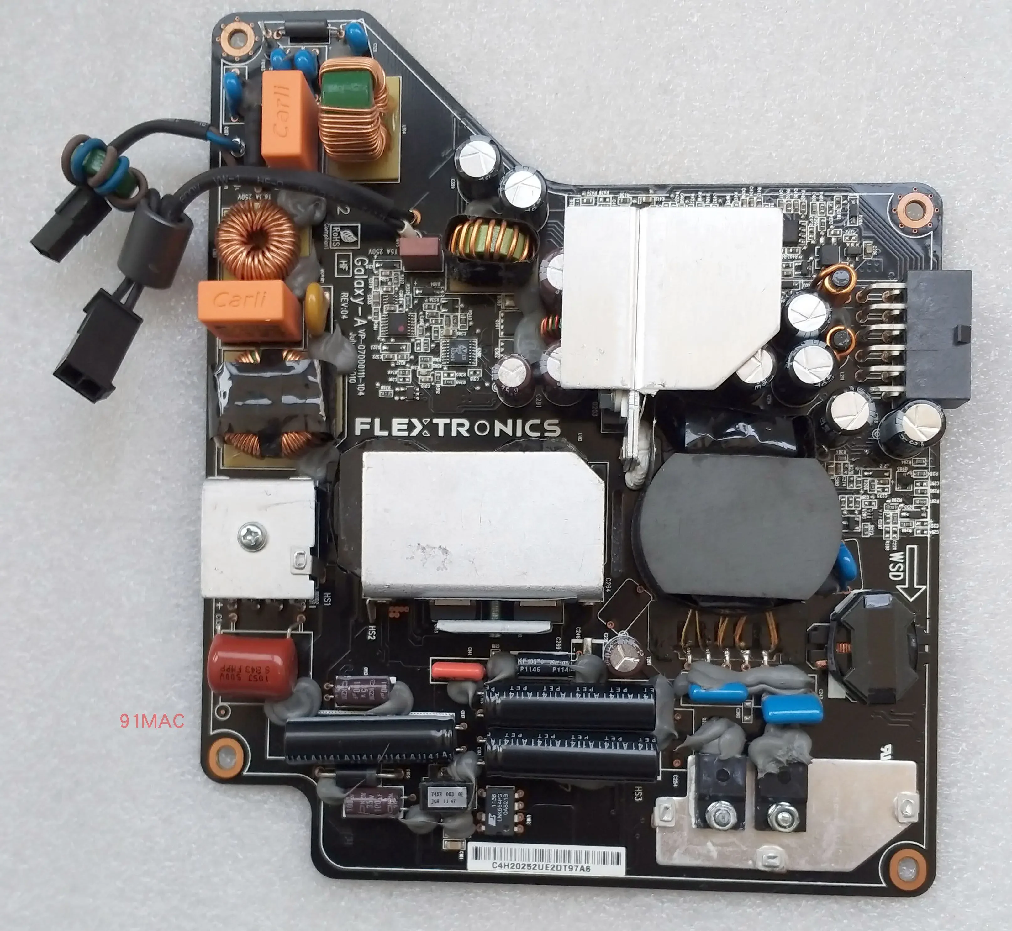 A1407 MC914 27 inch monitor 250W power board PA-3251-3A 614-0505
