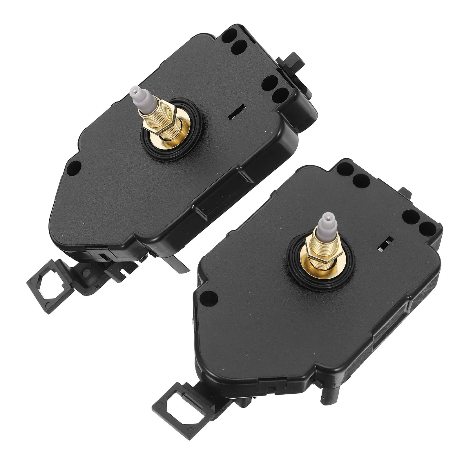 2Pcs Long Shaft Quartz Pendulum Clock Mechanism Silent Movement Replacement DIY Wall Clock Repair Kit Components Sweep Movement