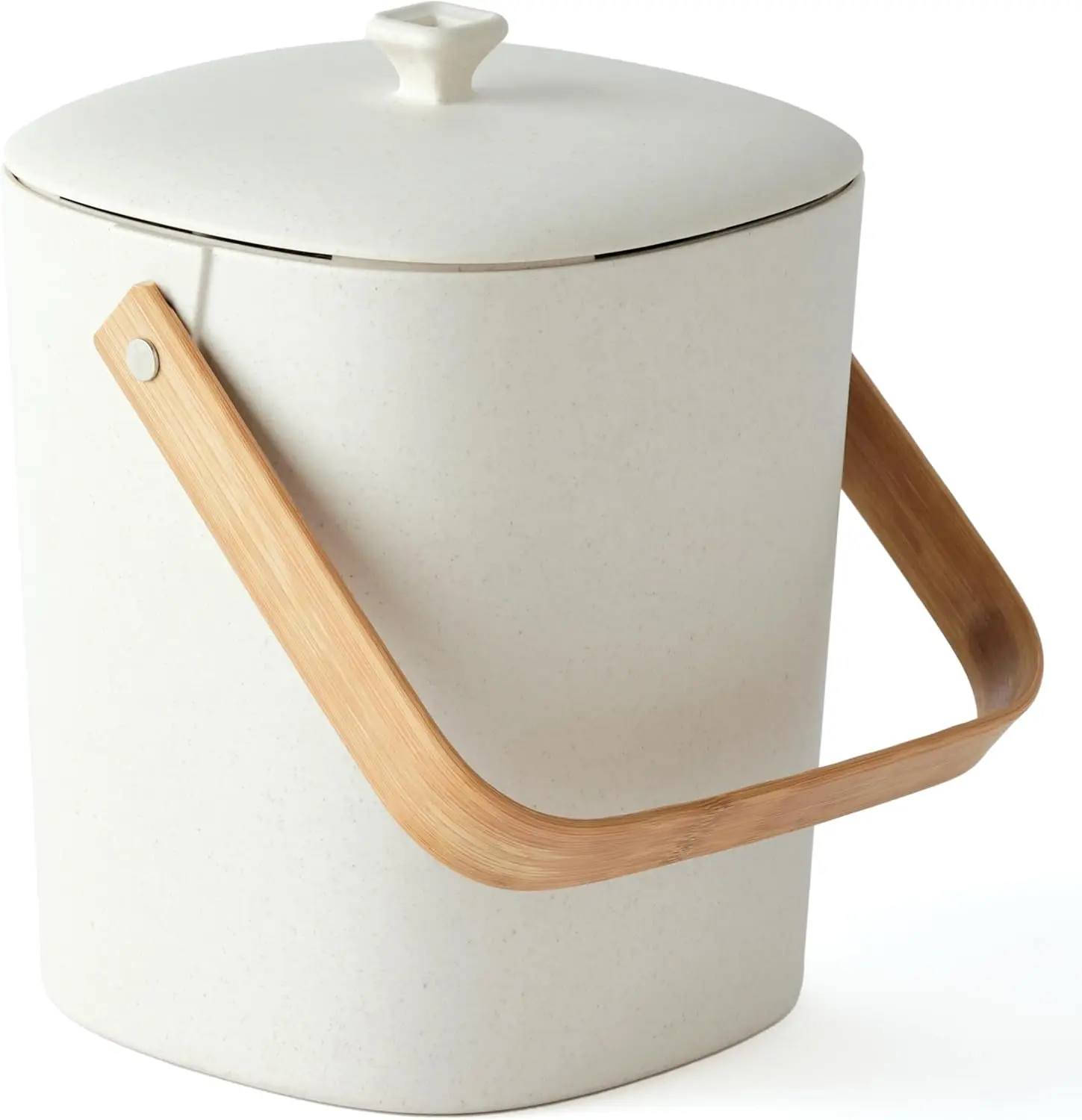 

1-галлонный кухонный контейнер для компоста без запаха с фильтрами и крышкой для переработки пищевых отходов