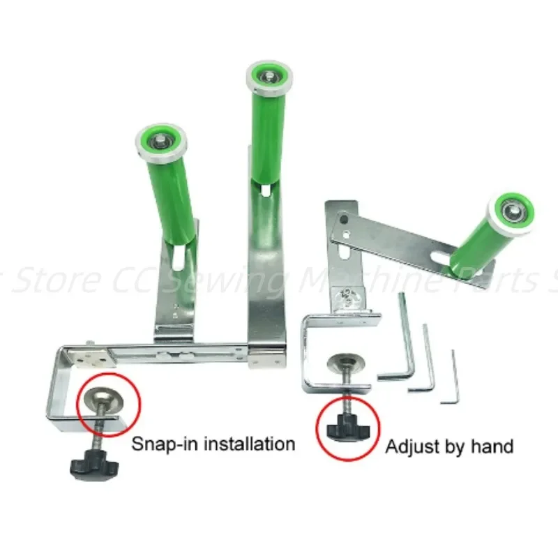 Pull Back Device Activity Pressing Brackets Rulber Brackets Elastic Frame For Industrail Lockstitch Or Overlock Sewing Machine