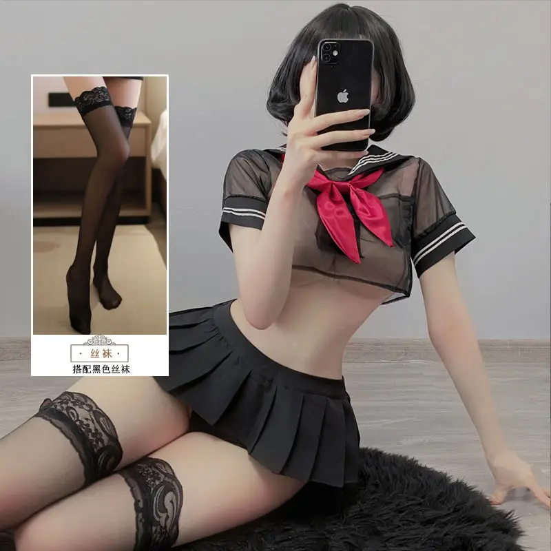 Japanese Style Club Student Uniform Porn Party College Set Adult Cosplay Sexy Skirt for Sex School Uniform Woman Erotic Lingerie