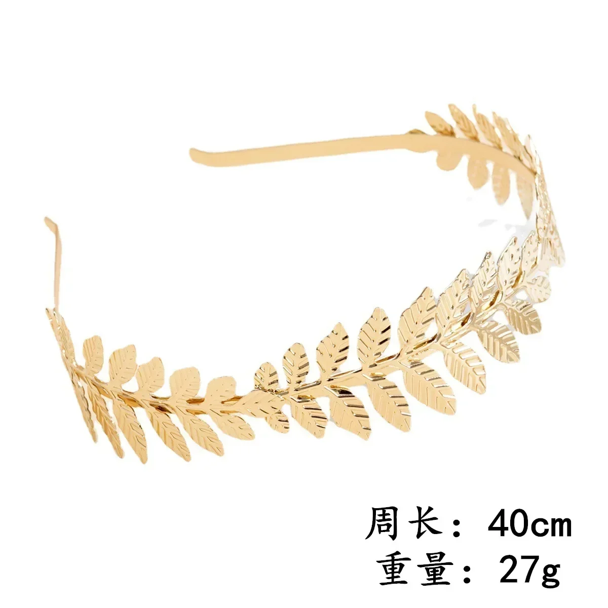 Mode européenne et américaine populaire filles coréen alliage feuille bandeau conception femmes bandeau cheveux accessoires Ş