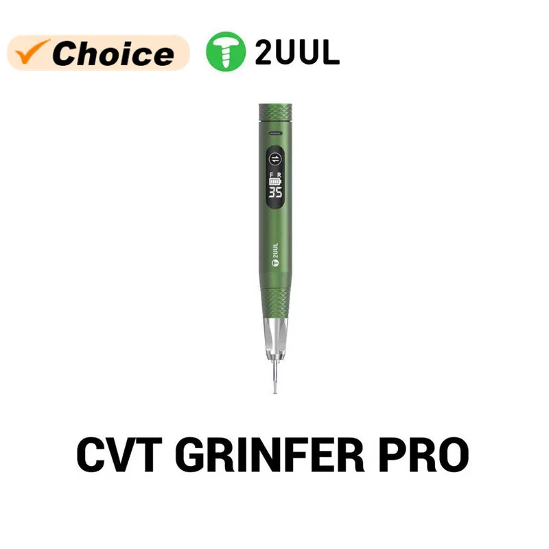 

2UUL DA85 CVT GRINDER PRO Coreless Motor Grinding Pen Low Speed Polishing for Phone Repair Tool High Precision Polishing Tool