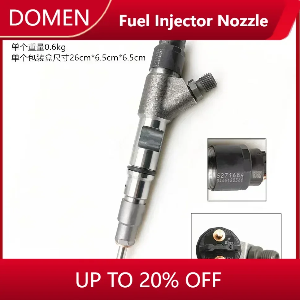 

0445120366 Подходит для инжектора двигателя Foton Cummins Isf2.8. 5271684 0445120366 Запчасти