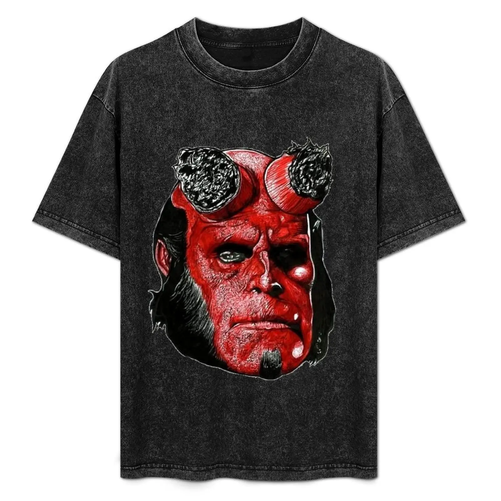 

Guillermo del Toro’s Hellboy (colour) T-Shirt Sports Casual Breathable Tee Shirt