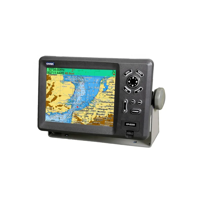 KP-8299 8-inch Color LCD GPS Chart Plotter Marine GPS Navigator Supports K-chart / C-map Map