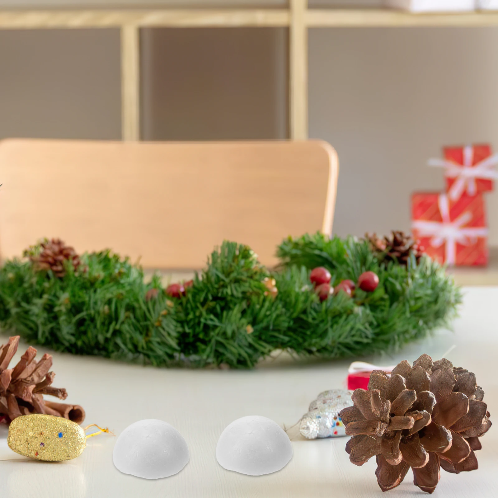 

Polystyrene Foam Balls High Density Smooth Surface DIY Craft Decorations Kids Kindergarten Handmade Party Christmas