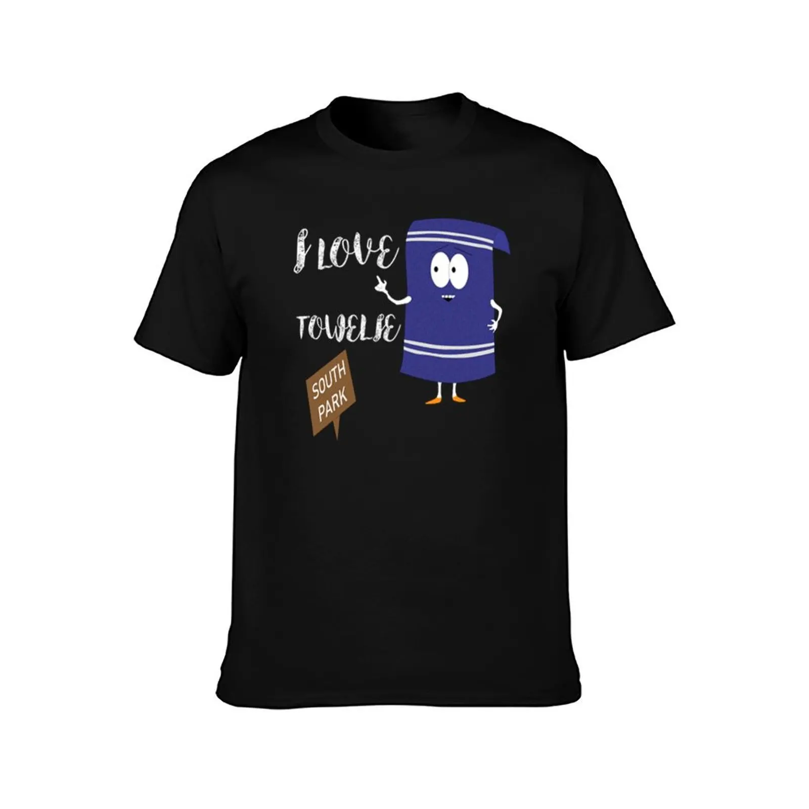 II love Towelie south T-Shirt Summer Casual Cotton Tee Oversized Streetwear Tops Vintage Graphic Print Unisex Men Women