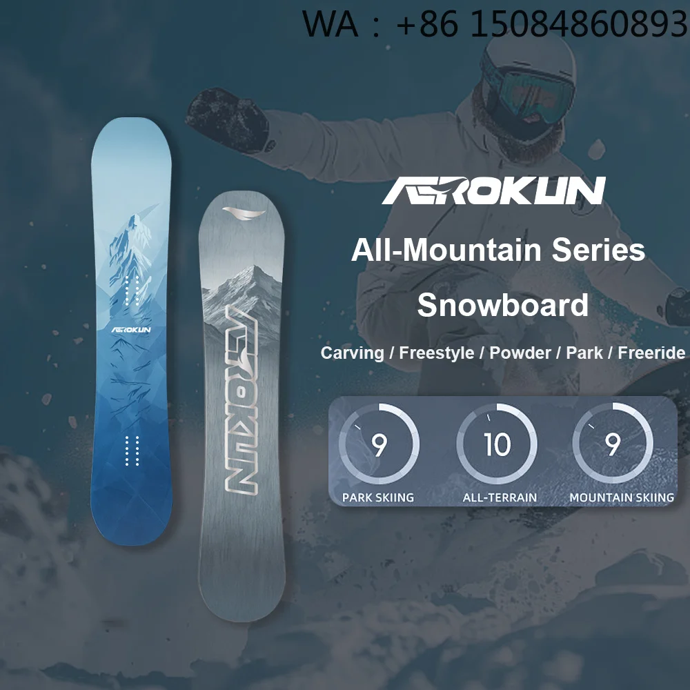 Precision Made Carbon Fiber Snowboard All Round Series Adult Winter Freestyle Skiing Gear view 2