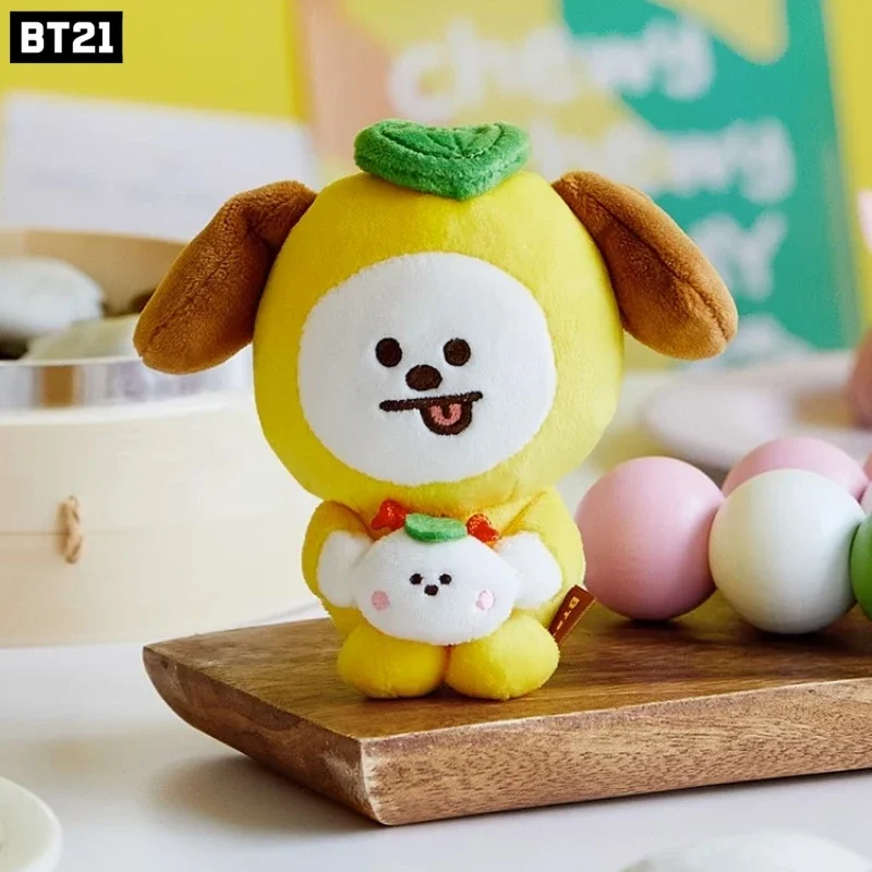 Line Friends  Chewy Chewy Chimmy Series Doll Keychain AnimeBag Pendants Kawaii Car Decorative Ornaments Cute Gifts